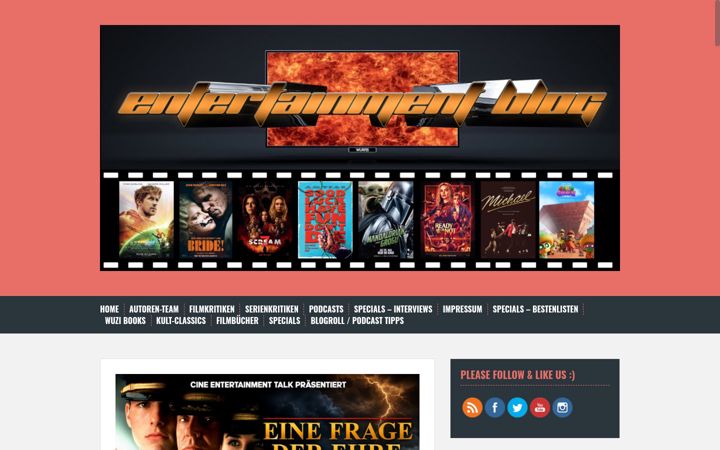 Captura de ecrã de entertainment-blog.net
