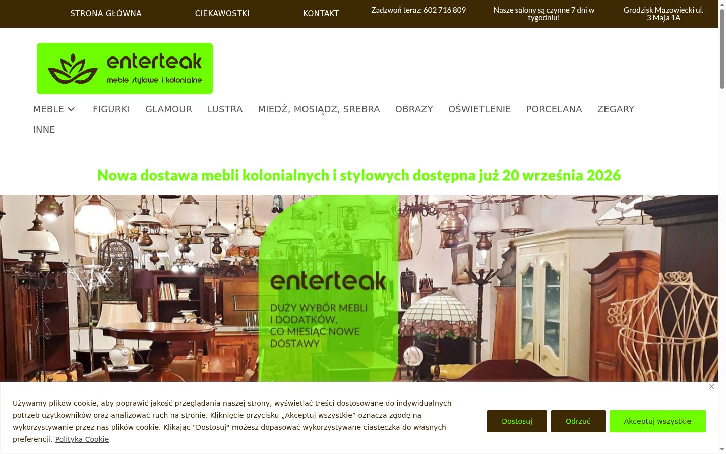 Screenshot van de toestemmingsbanner zoals getoond vóór enige interactie