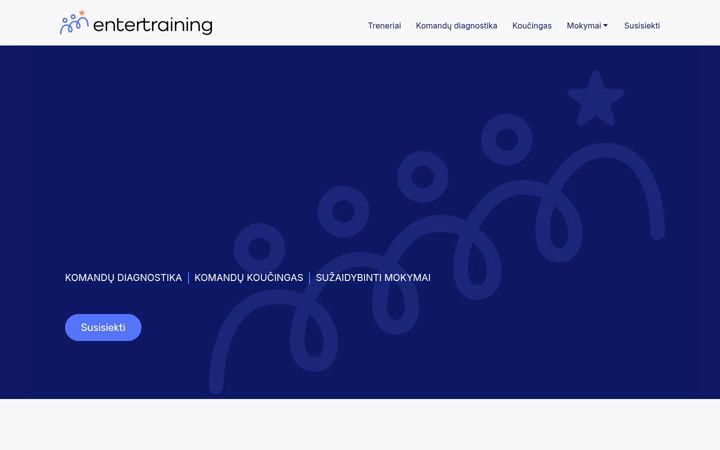Snímek obrazovky entertraining.lt