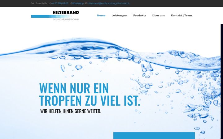 Ekrānuzņēmums no entfeuchtungs-technik.ch