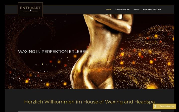 Screenshot of enthaart-waxing.de