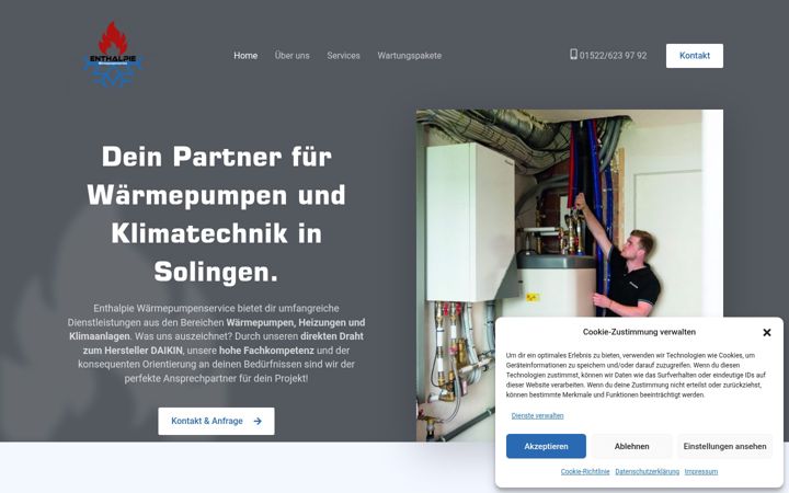 Screenshot of enthalpie-solingen.de