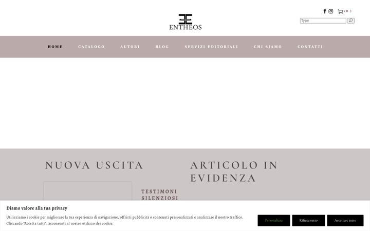 Screenshot of entheosedizioni.com