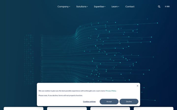 Screenshot of enthought.com