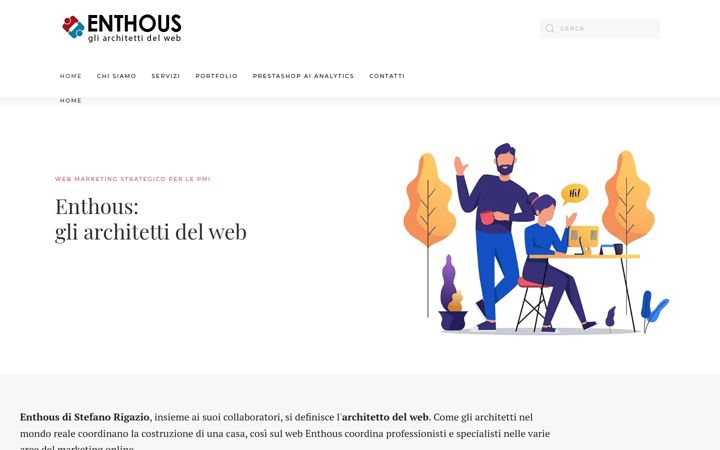 Ekraanipilt saidist enthous.it