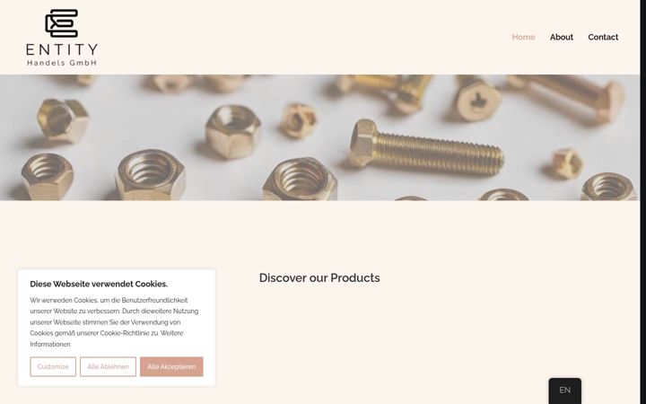 Screenshot von entitygmbh.at