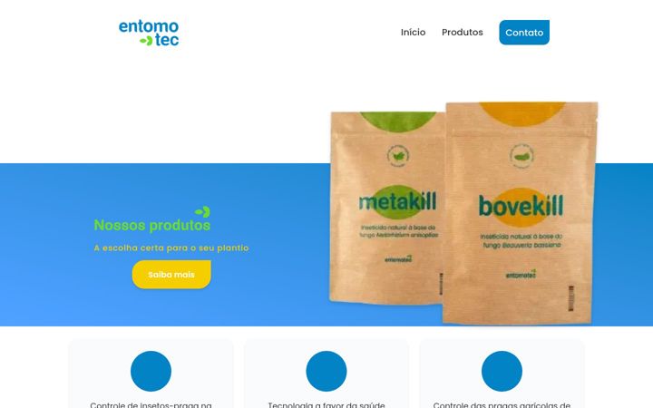 Screenshot von entomotec.com.br