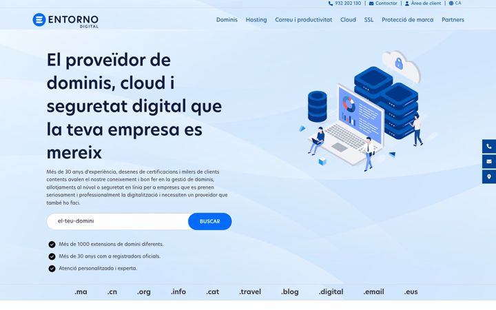 Screenshot of entorno.cat