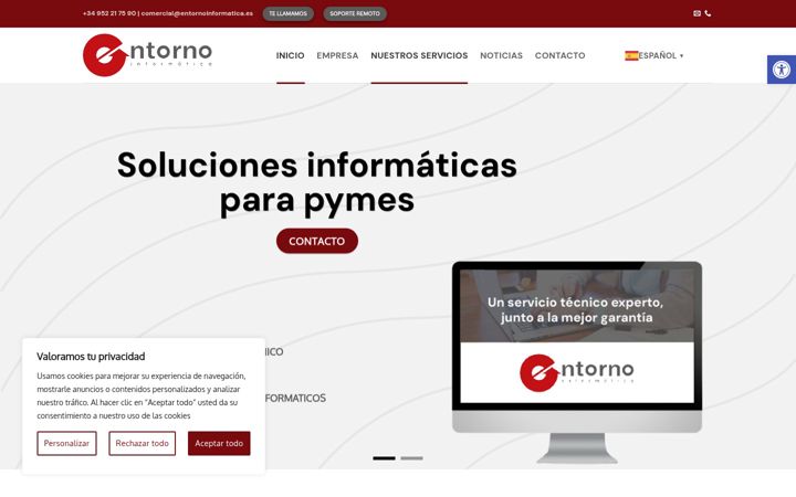 Екранна снимка на entornoinformatica.es