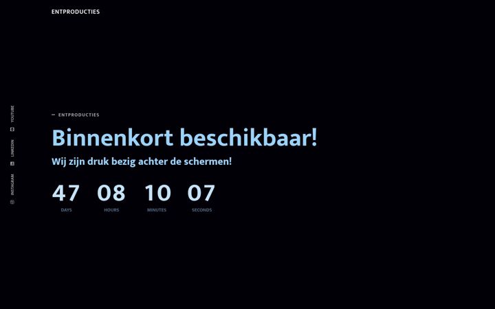 Zrzut ekranu entproducties.nl