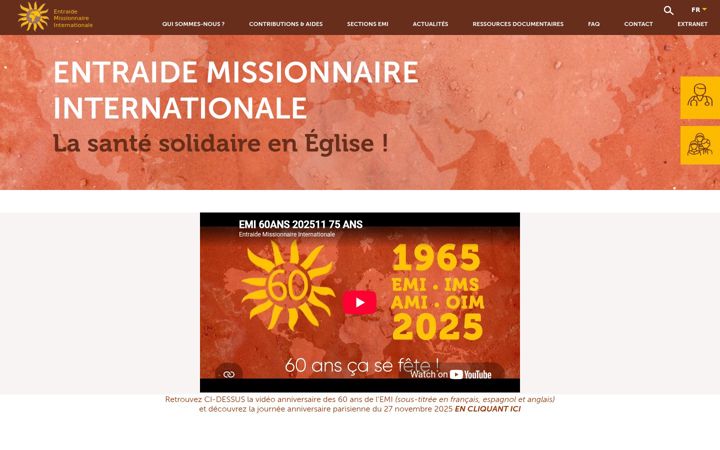 Screenshot of entraide-missionnaire.com