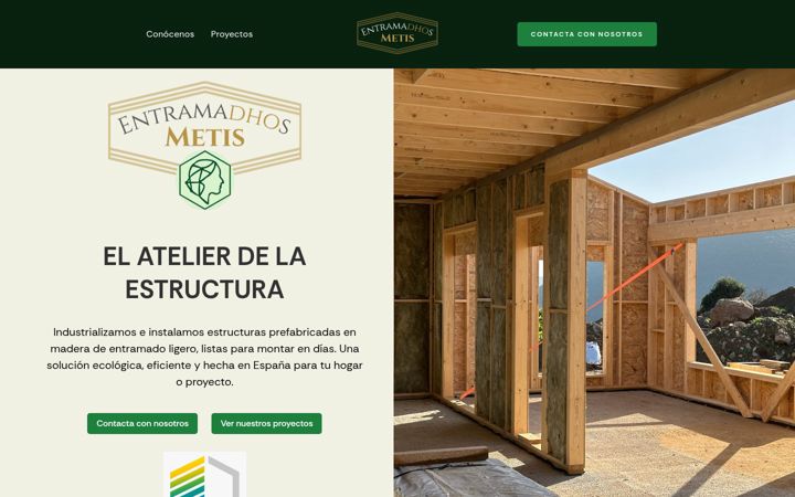 Screenshot of entramadhosmetis.com