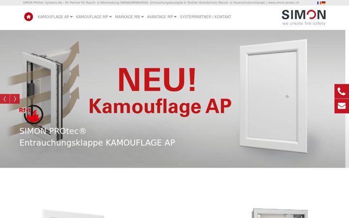 Ekrānuzņēmums no entrauchungsklappe.ch