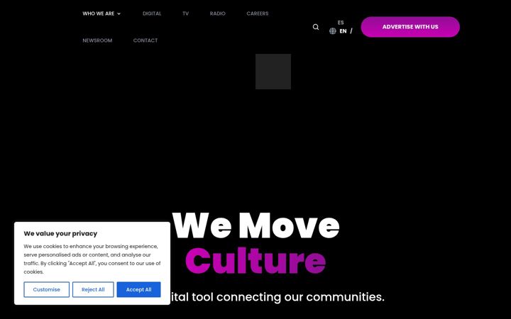 Screenshot of entravision.com