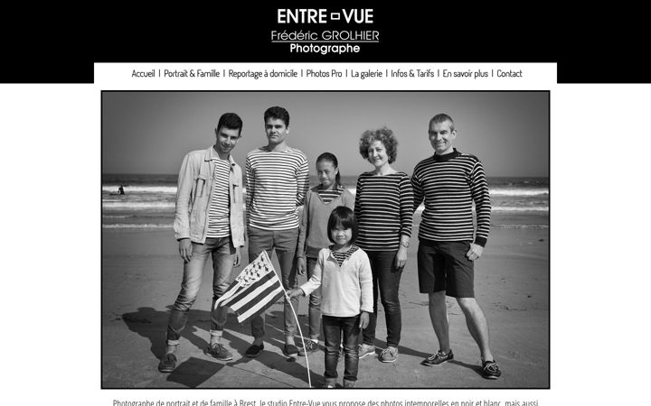 Screenshot ta' entre-vue.fr