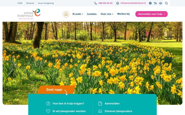 Zrzut ekranu entrealindenhout.nl