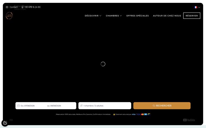 Screenshot of entrechamps.com