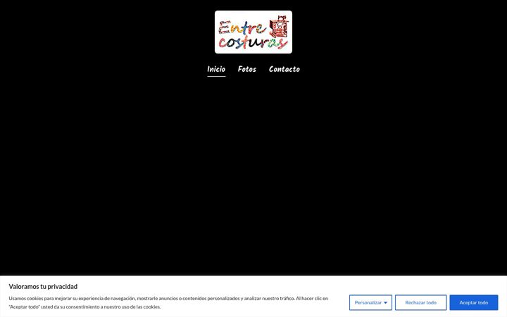 Екранна снимка на entrecosturascaceres.es