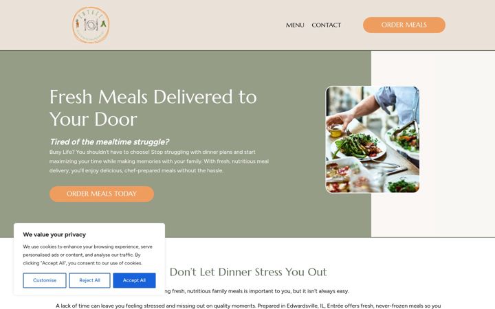 Screenshot of entreellc.com