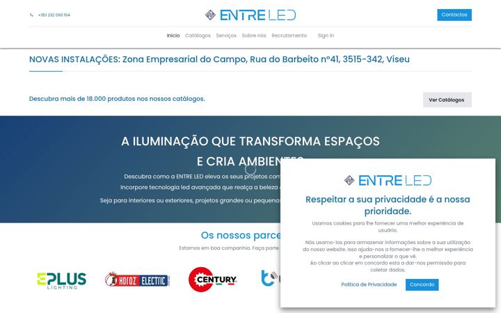 Screenshot του entreled.pt