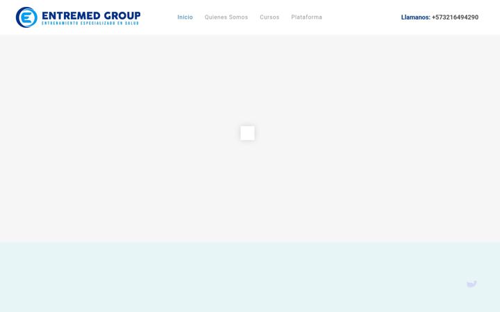 Captura de ecrã de entremedgroup.net