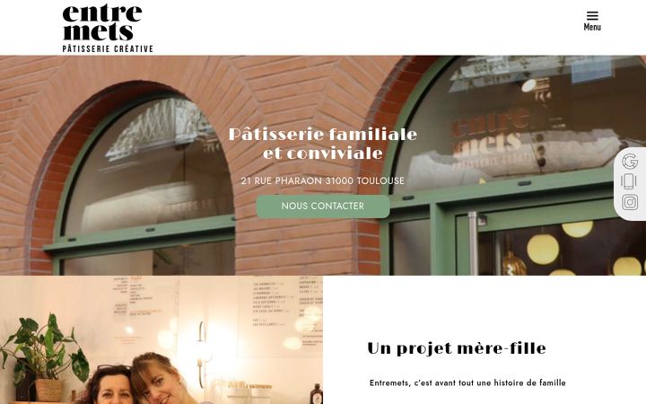 Screenshot di entremets-toulouse.fr