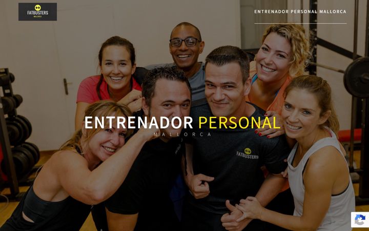 Captură de ecran a entrenadorpersonalmallorca.org