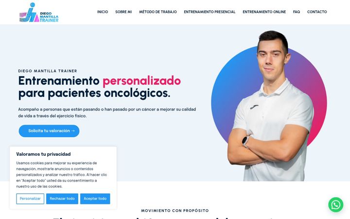 Screenshot του entrenamientoycancer.es