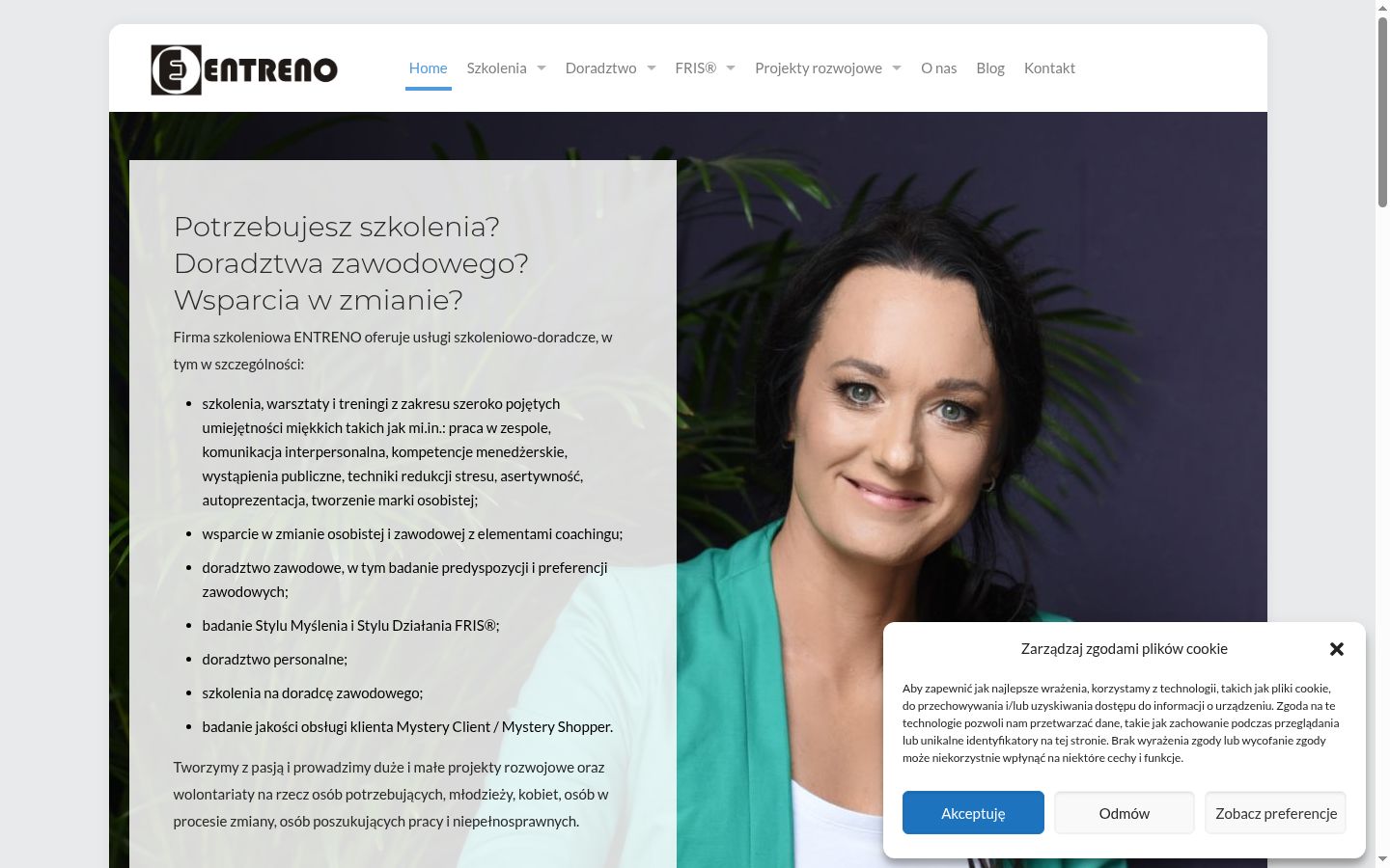 Snímek obrazovky baneru souhlasu zobrazeného před jakoukoli interakcí