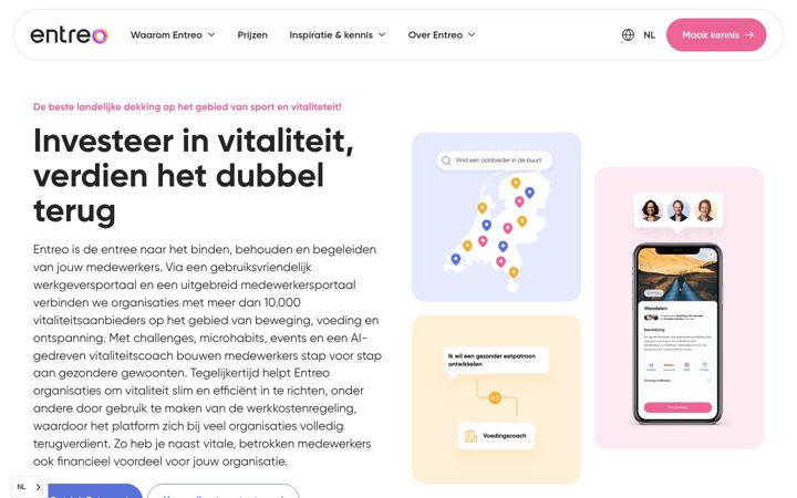 Zrzut ekranu entreo.nl
