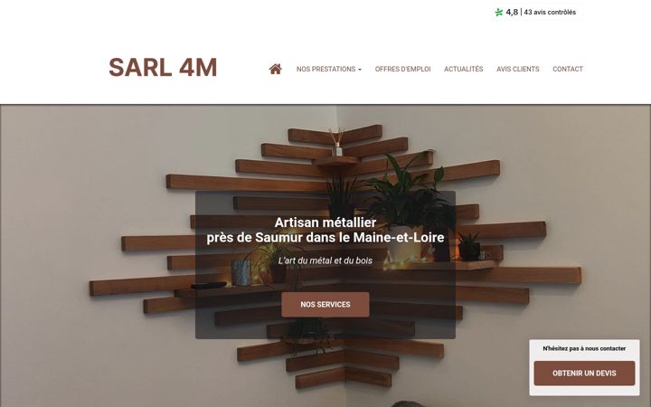 Screenshot von entreprise-4m.fr