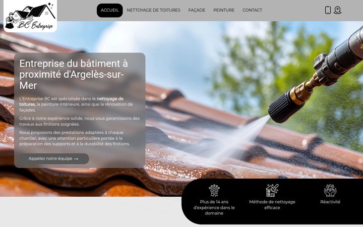 Screenshot von entreprise-bc.fr
