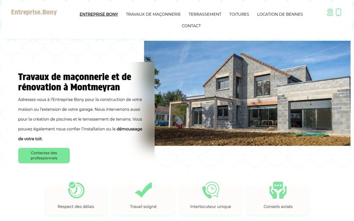 Snímek obrazovky entreprise-bony.fr