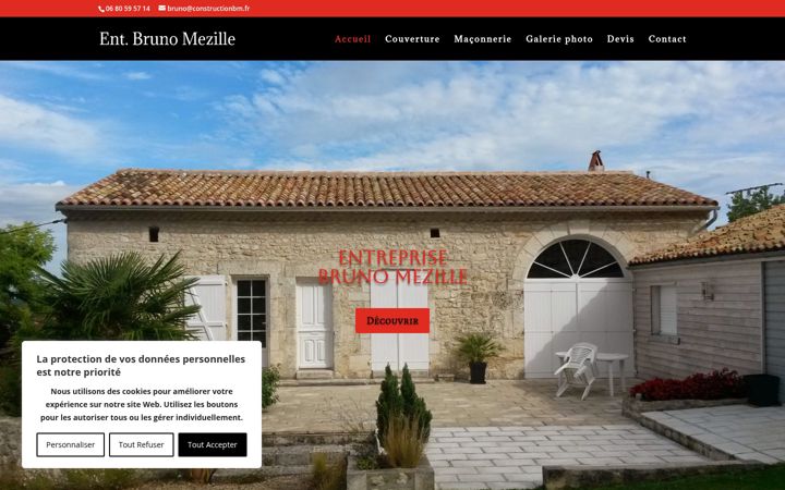 Snímek obrazovky entreprise-bruno-mezille.fr