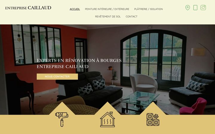 Snímek obrazovky entreprise-caillaud.fr