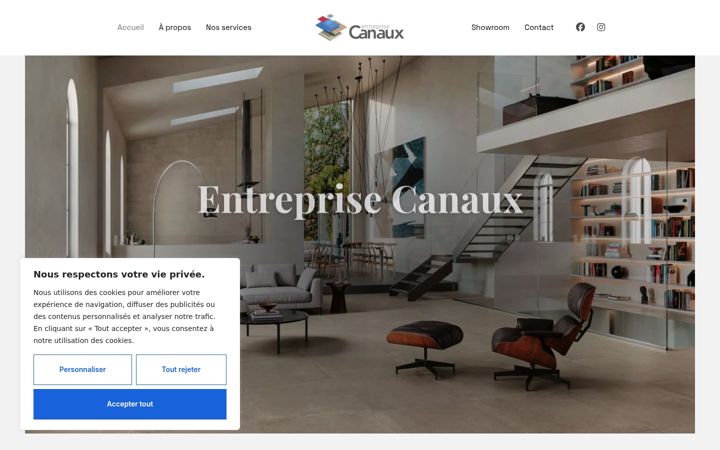 Snímek obrazovky entreprise-canaux.fr