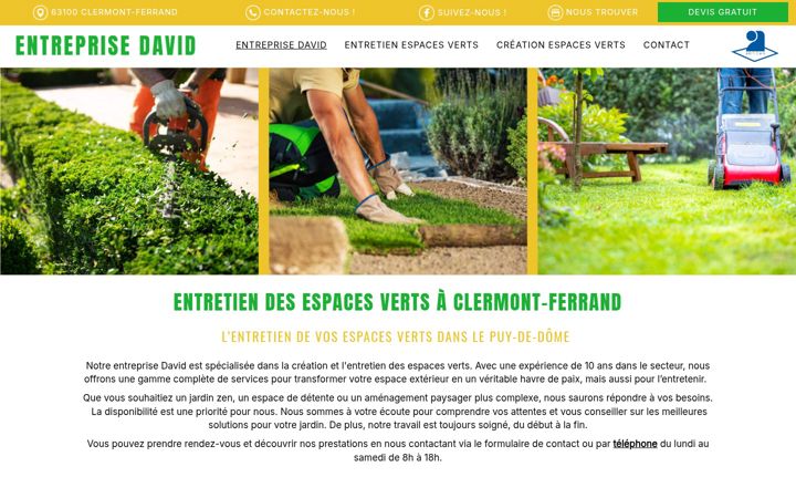 Screenshot di entreprise-david-paysagiste.fr