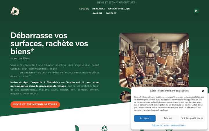 Screenshot di entreprise-debarras-savoie.fr