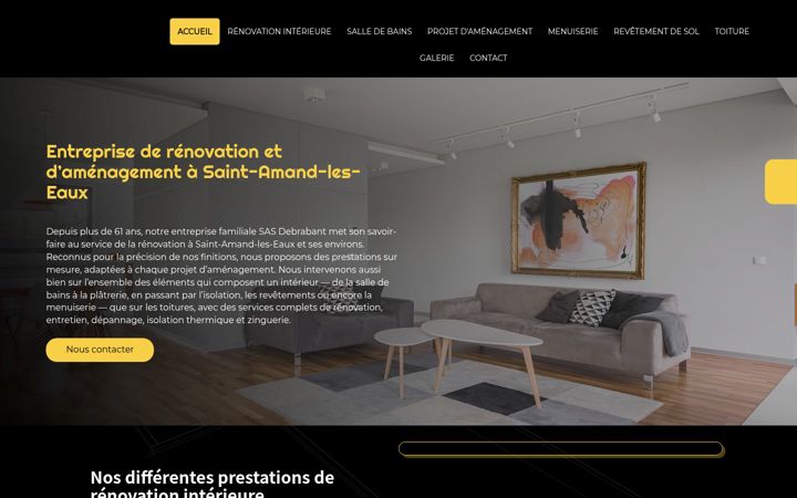 Screenshot di entreprise-debrabant.fr