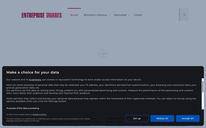 Screenshot di entreprise-du-batiment-paris.fr