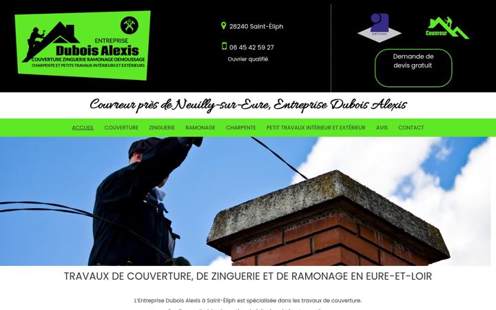 Screenshot di entreprise-dubois-alexis.fr