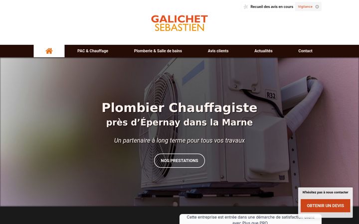 Skærmbillede af entreprise-galichet.fr