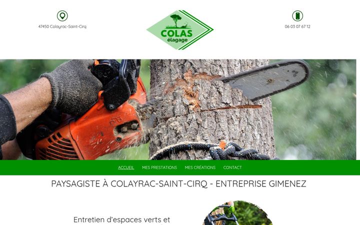 Skærmbillede af entreprise-gimenez.fr