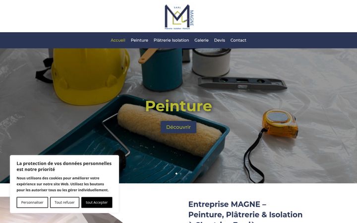 Screenshot van entreprise-magne-peinture.fr