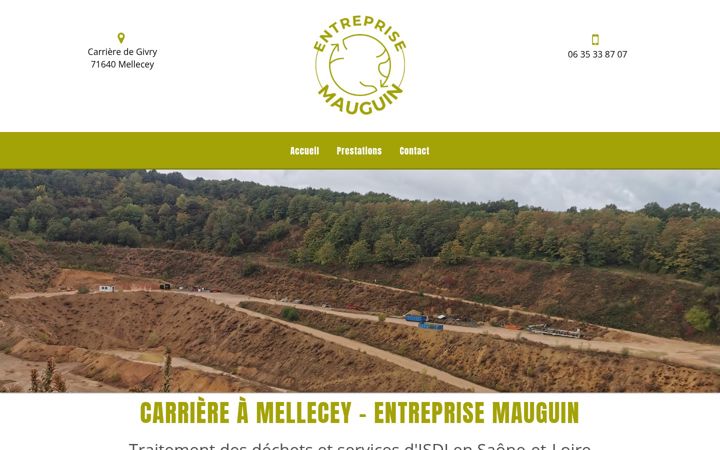 Screenshot van entreprise-mauguin.fr