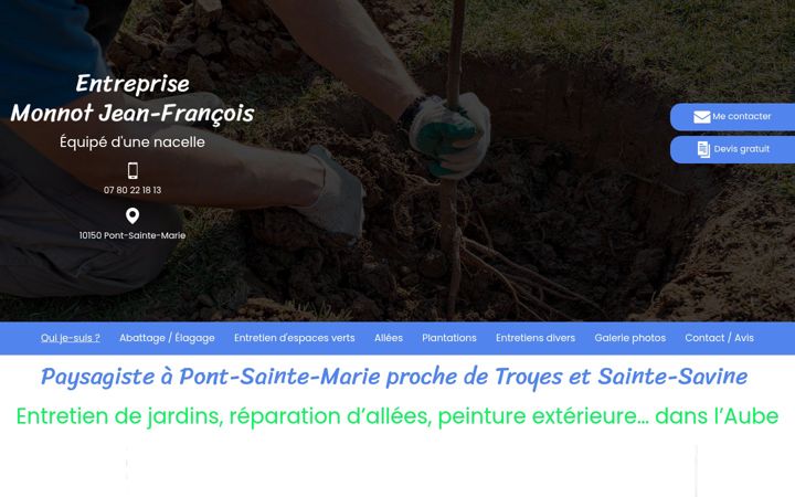 Screenshot di entreprise-monnot-jf.fr