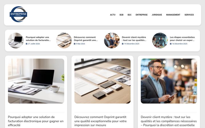 Screenshot di entreprise-perona.fr