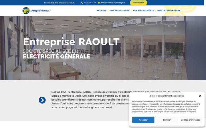 Skærmbillede af entreprise-raoult.fr