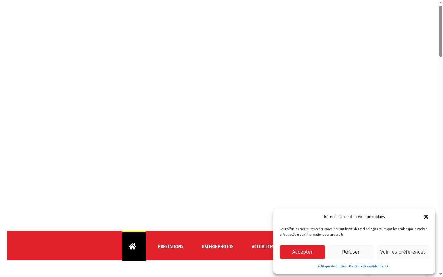 Screenshot des Einwilligungsbanners vor jeglicher Interaktion