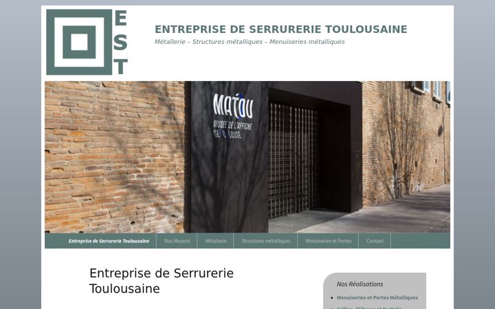 Skærmbillede af entreprise-serrurerie-toulouse.fr